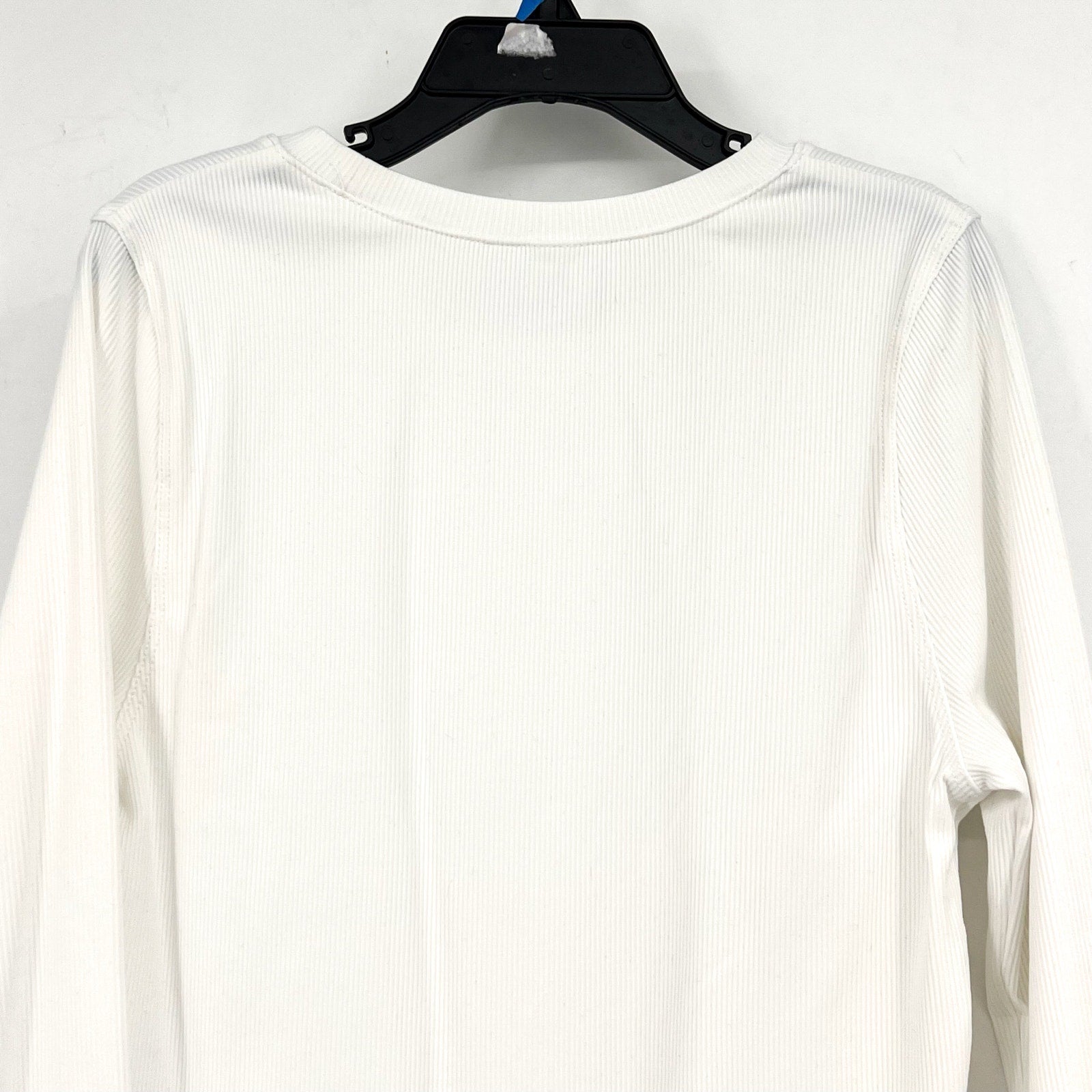 OUTDOOR VOICES Women's SuperForm Rib Long Sleeve Tee XXS White NWT
