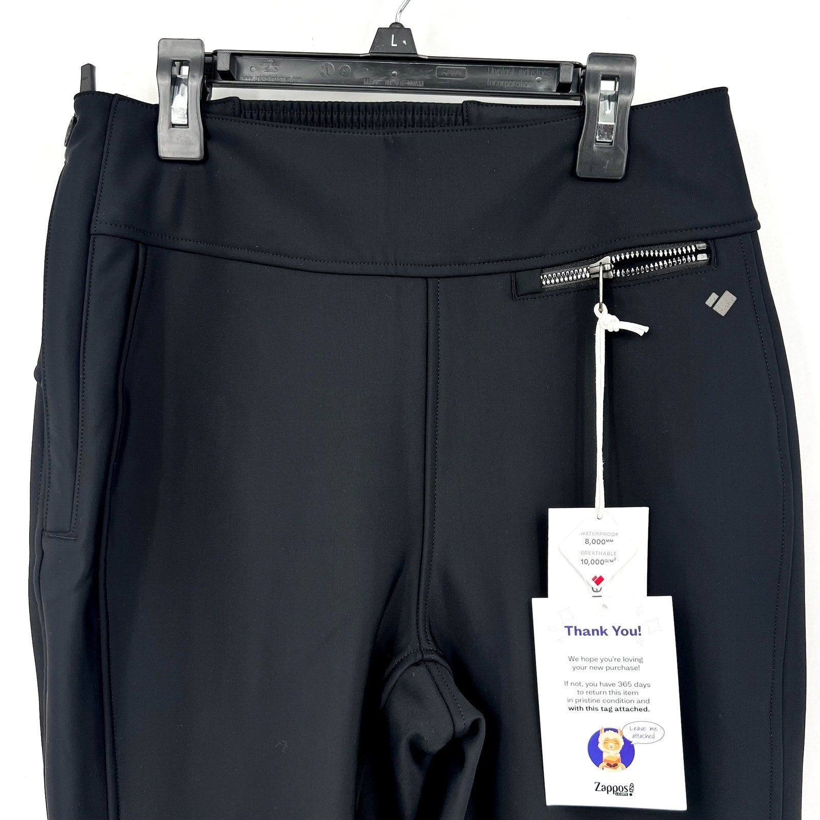 OBERMEYER Women's Jinks ITB Softshell Pants Size 10 Black Waterproof Stirrup NWT