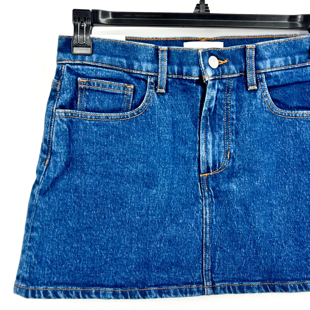 JOE'S JEANS Womens Tessa Denim Micro Mini Skirt Size 29 US 8 Blue Crescendo NWT