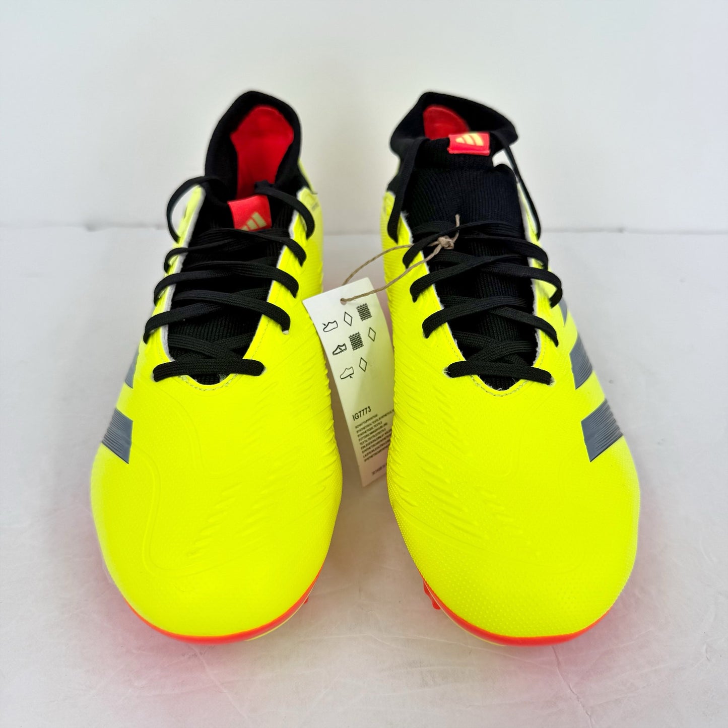 Adidas Mens Predator League Mid FG Soccer Cleats US 10 Yellow Black Athletic NIB