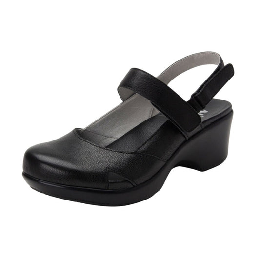 Alegria Womens Opheliah Clogs EU 42 US 11.5-12 Black Leather NIB
