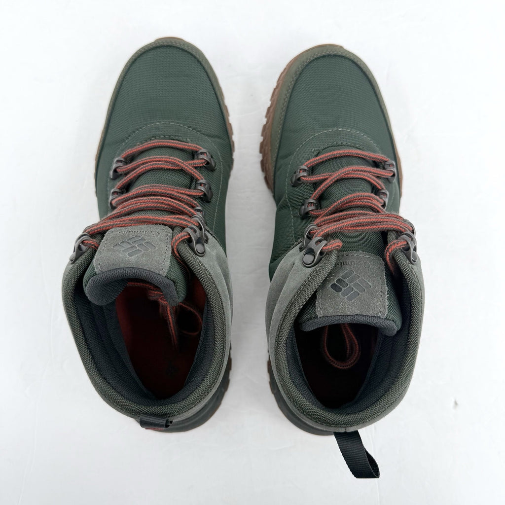 Columbia Mens Fairbanks Mid Hiking Boots US 8 EU 41 Dark Green Waterproof NIB