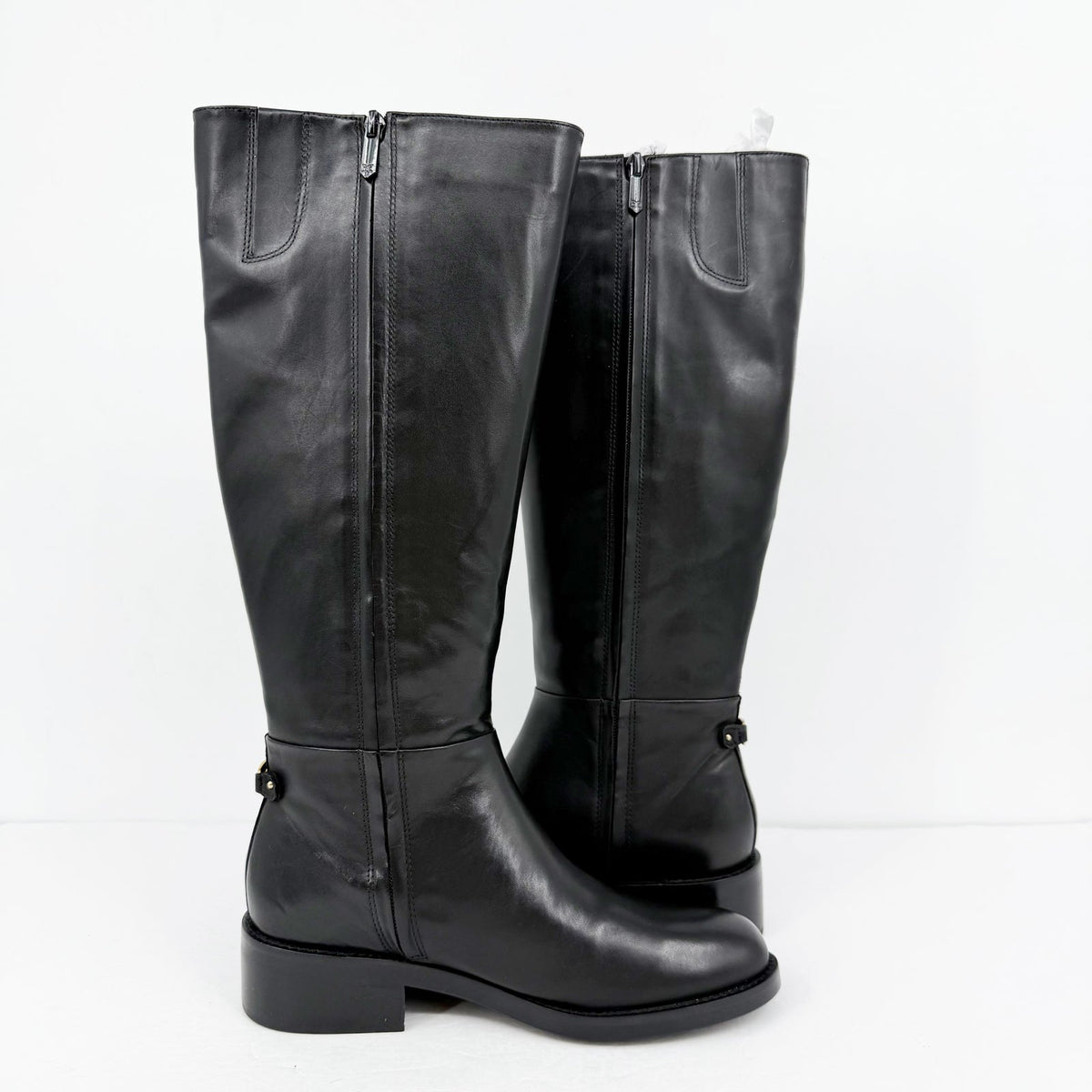 Sam Edelman Womens Mable Tall Boots Size 9.5 M EU 40.5 Black Leather NIB