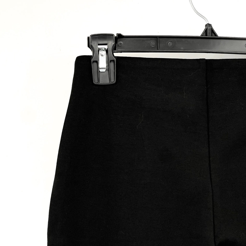 EVERLANE Women's The Dream Kick Flare Pants Small Black Flat Front NWT