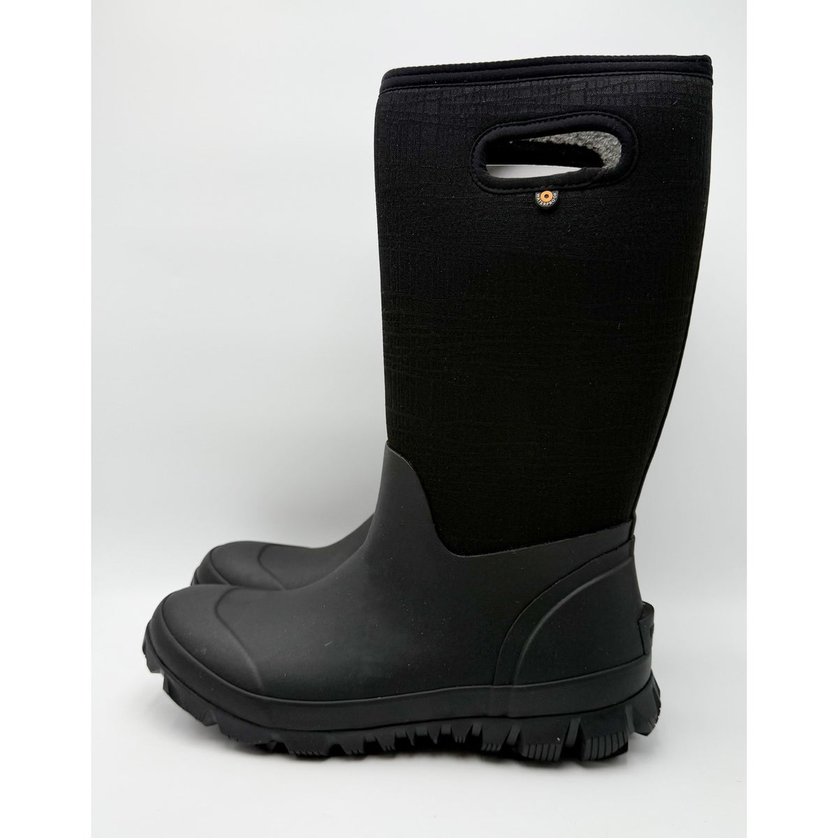 Bogs Womens Whiteout Cracks Tall Boots Size 12 EU 43 Black Waterproof NIB