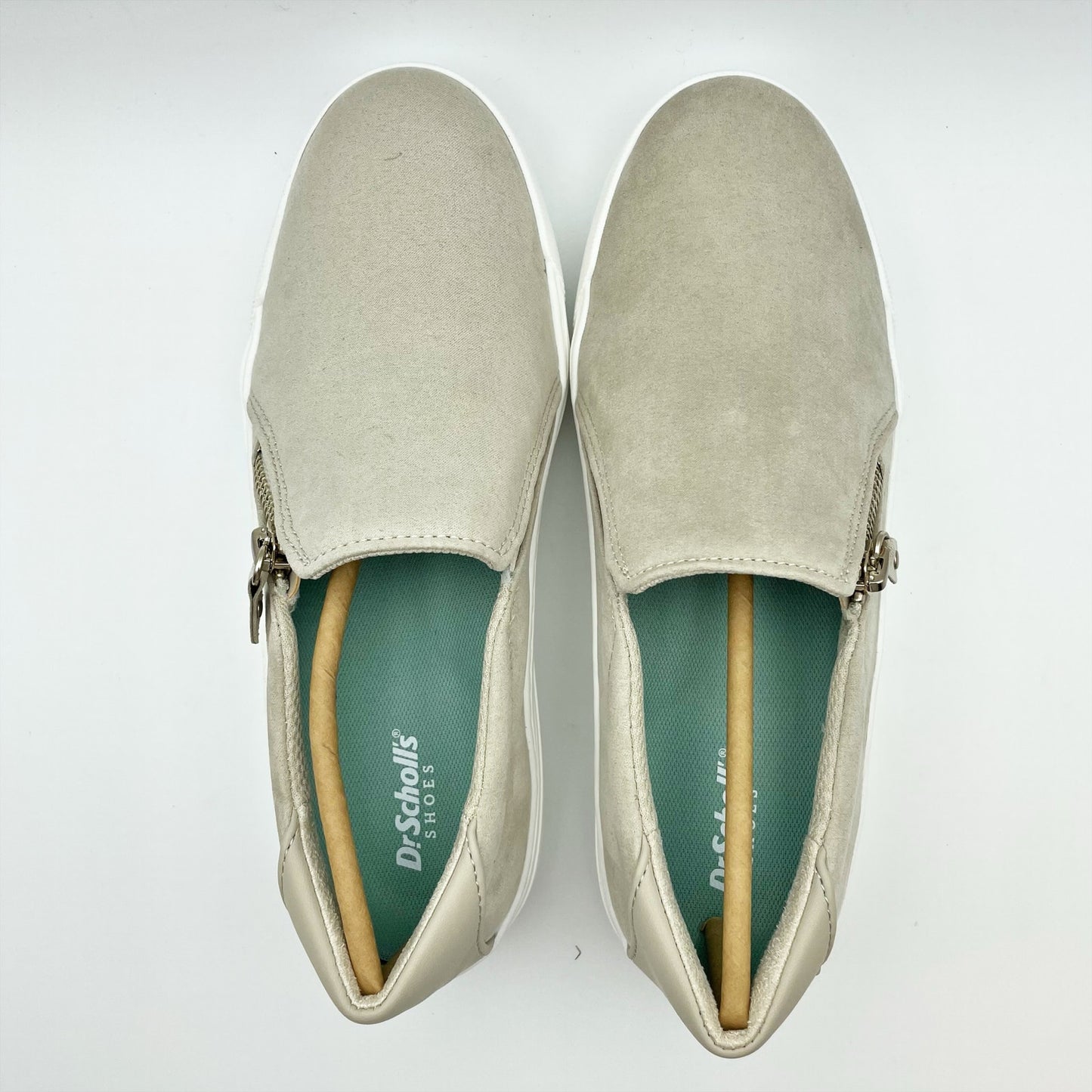 Dr. Scholl's Women's Time Off Now Slip On Sneaker Size 9.5 Taupe Grey NIB