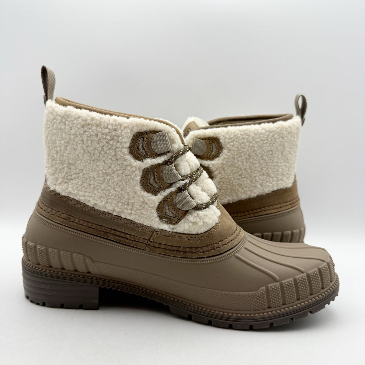 Kamik Womens Sienna Lo Winter Boots Size 10 EU 41 Grey Leather WP Insulated NIB