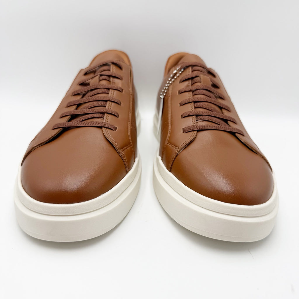 Marc Joseph NY Mens Fort Avenue Casual Sneakers Size 13 Cognac Brown NIB