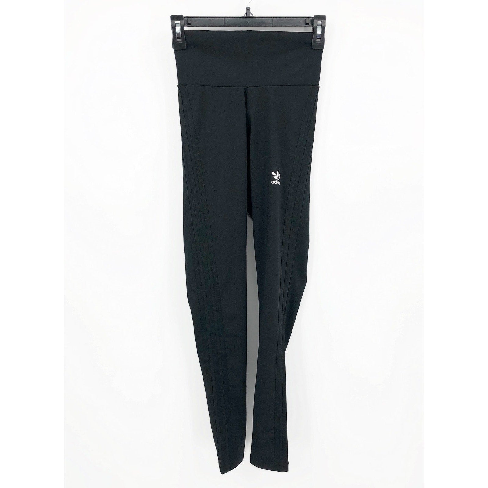 ADIDAS ORIGINALS Women's Adicolor Classics Tonal Leggings XS Black 3-Stripes NWT