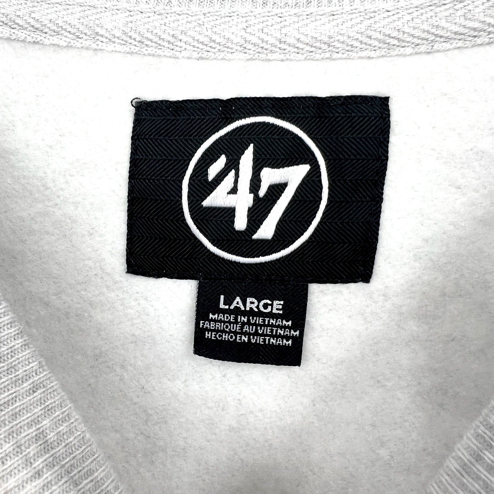 47 BRAND Mens New Orleans Saints Fells Blvd Sweatshirt Large Grey NWOT