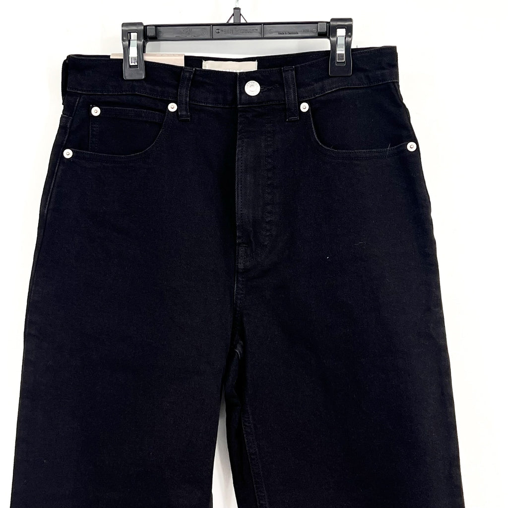EVERLANE Women's The Way-High Jeans 27x25 Size 4 Coal Black Low Stretch NWT