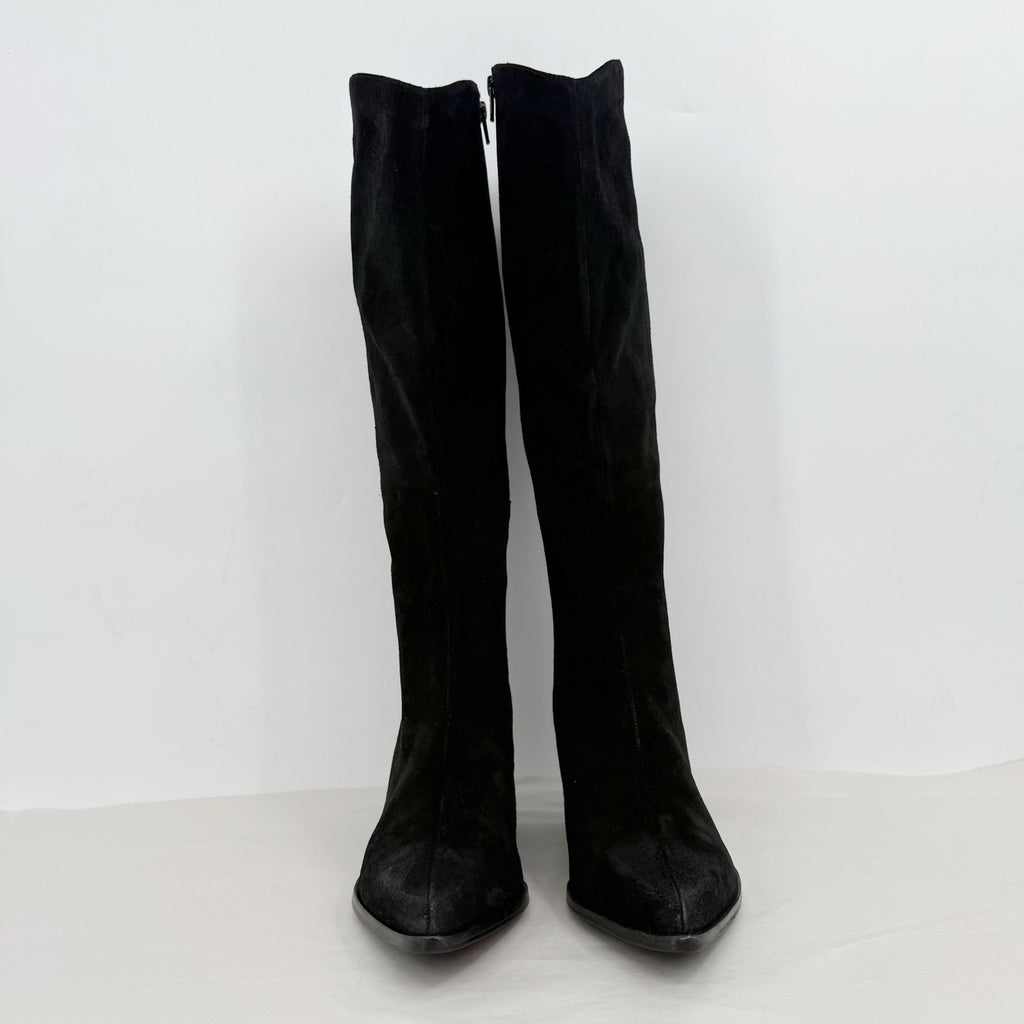 Seychelles Womens Begging You Knee High Boots US 9 M Black Suede Boho NWOB