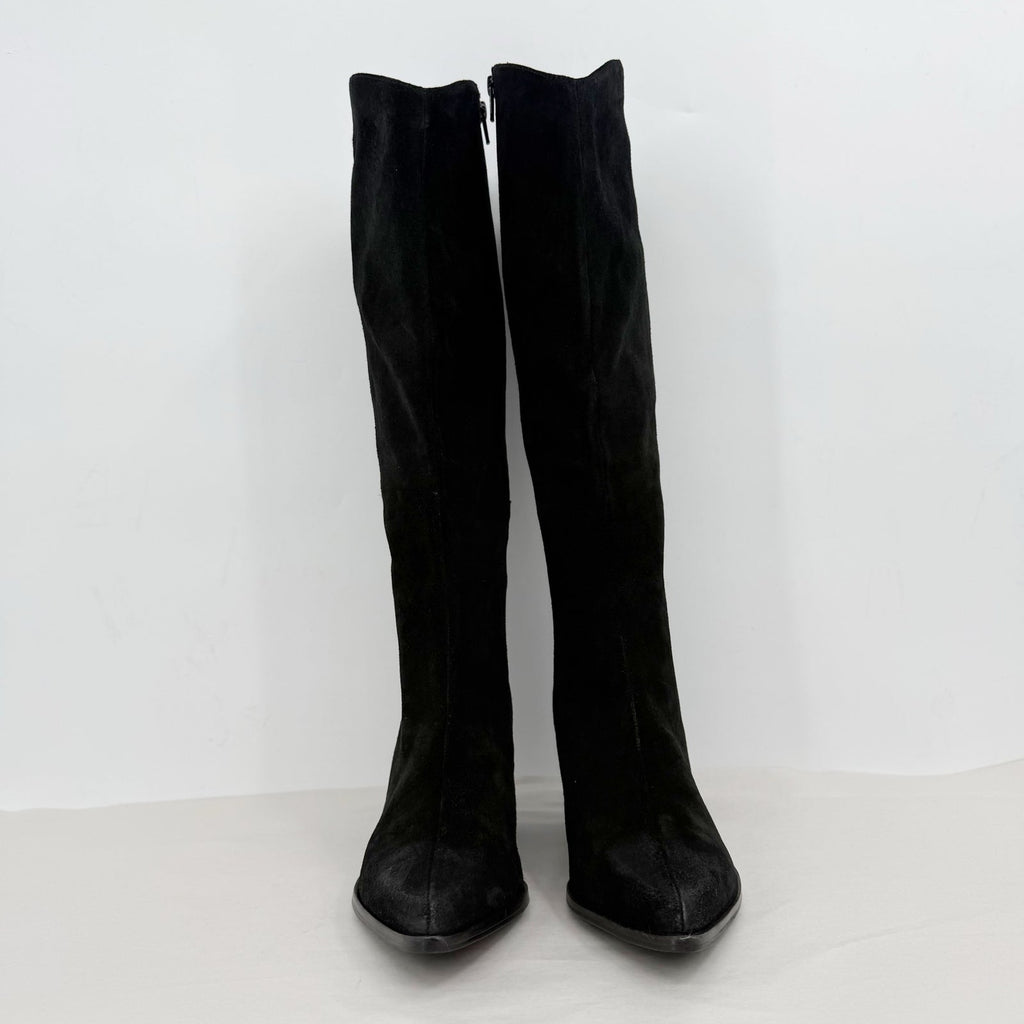 Seychelles Womens Begging You Knee High Boots US 9 M Black Suede Boho NWOB