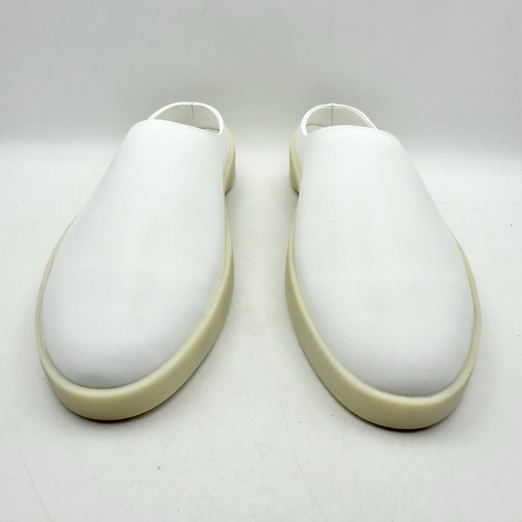 Wolf & Shepherd Cruise Mule Slip On Shoes Men's 6.5 Women's 8 White Leather NIB