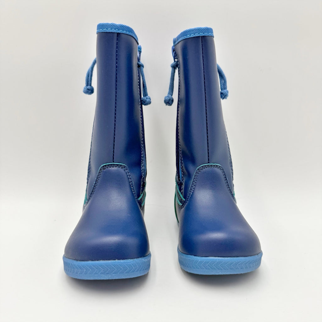 Billy Footwear Little Boys Rain Boots Size 5 Navy Blue Water Resistant NWOB