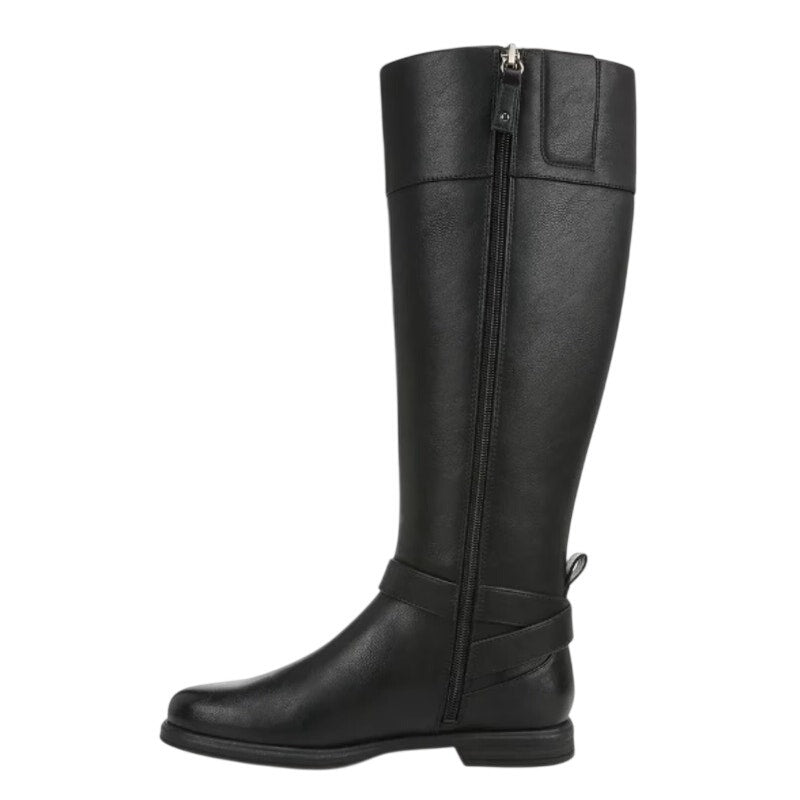 Dr. Scholls Womens Hello Rider Knee High Boot US 9 M Wide Calf Black NWT