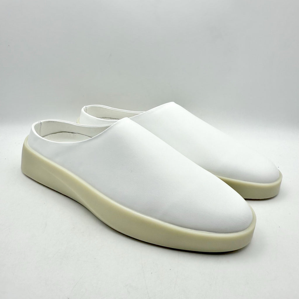 Wolf & Shepherd Mens Cruise Mule Slip On Shoes US 11 EU 44 White NIB