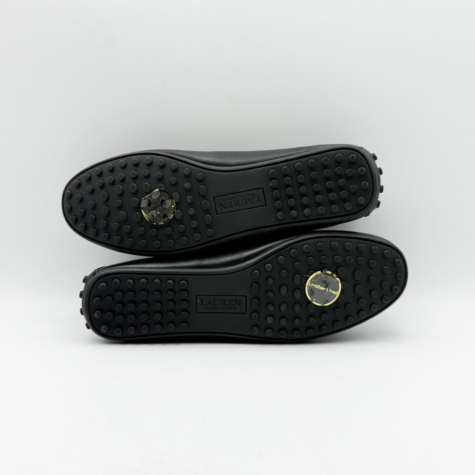 Lauren Ralph Lauren Womens Briony Driving Loafers US 5 Black Leather