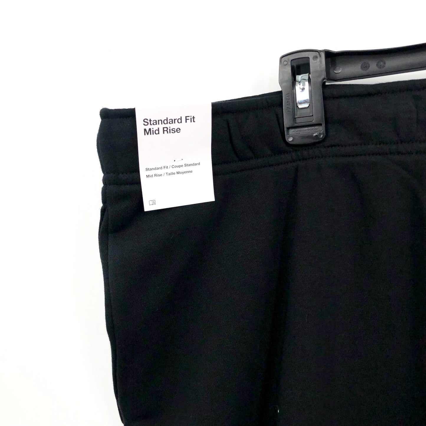 NIKE Womens Sportswear Club Fleece Jogger Pants 2X Black Mid-Rise Sweatpants NWT