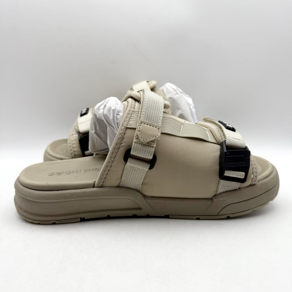 Seichi Mens Yoroi V2 Slide Sandals US 8 EU 41 Stone Tan NIB