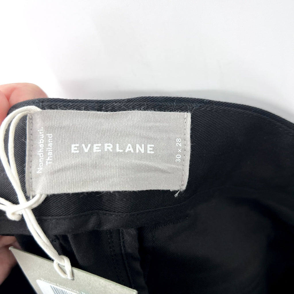 EVERLANE Men's The Performance Chino Pants 30x28 Black Modern Fit NWT