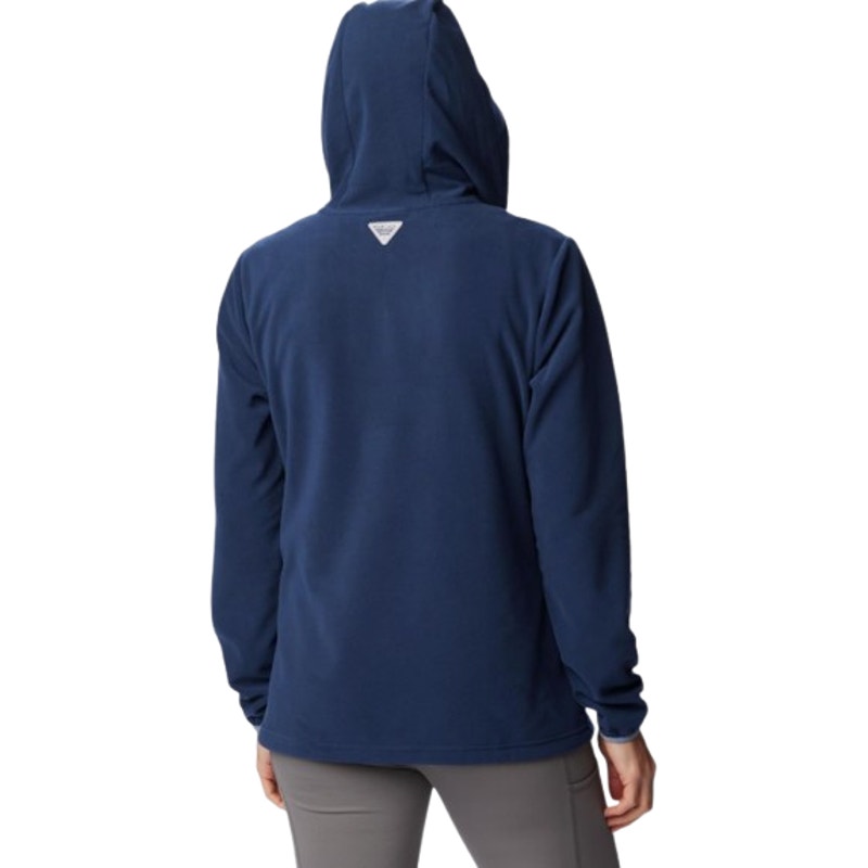 Columbia Womens Tidal Fleece Hoodie XS Blue Pocket Pullover NWT