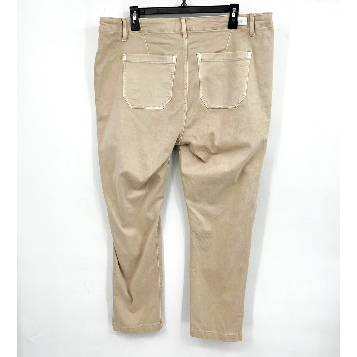 PAIGE Womens Mayslie Ankle Utility Pants Size 34 US 16 Tan Sand Twill NWT