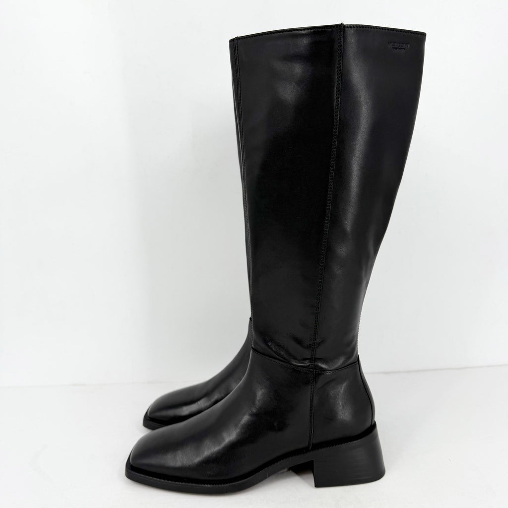 Vagabond Shoemakers Womens Blanca Tall Boots EU 38 US 8 Black Leather NWOB