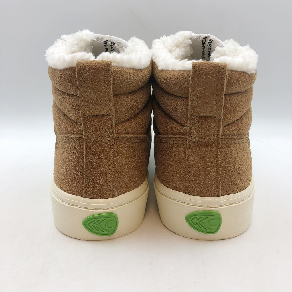 Cariuma Womens CATURI High Top Boots Size 6.5 Brown Suede Water Repellent NIB