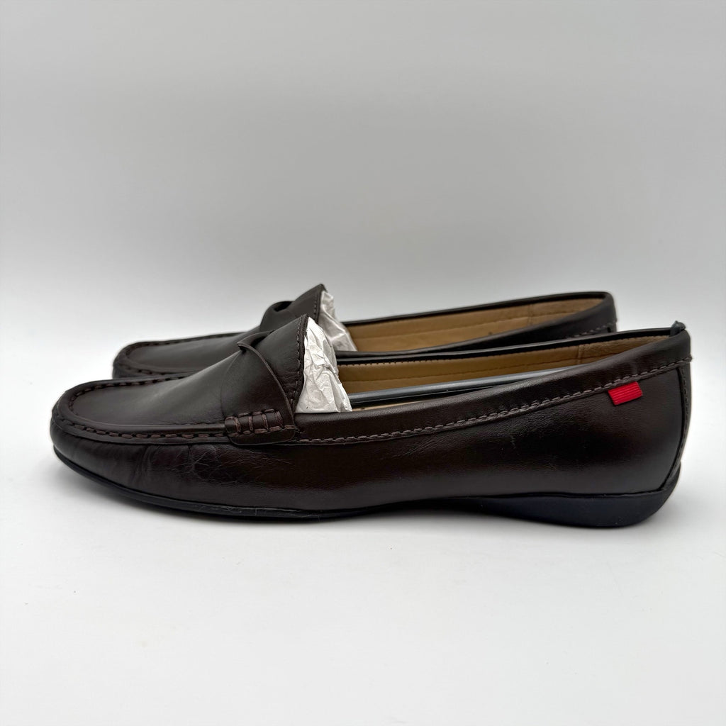 Marc Joseph New York Womens Beverley Road Loafers US 8 EU 39 Brown Leather NIB