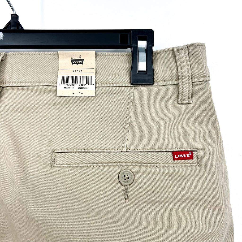 LEVI'S Men's XX Standard Taper Chinos 34x34 Tan True Chino Pants 85226-0069 NWT