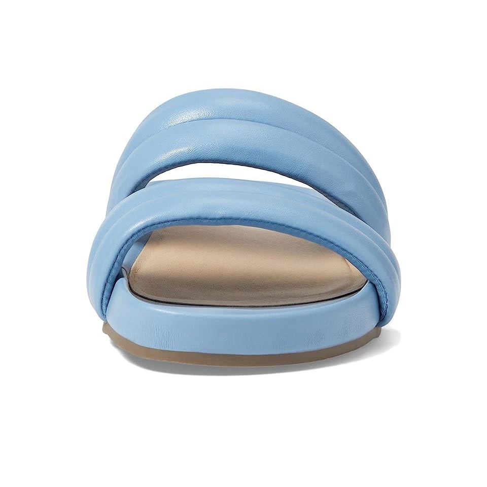 Vionic Womens Mayla Slide Sandals US 5 M EU 35 Blue Comfort NIB