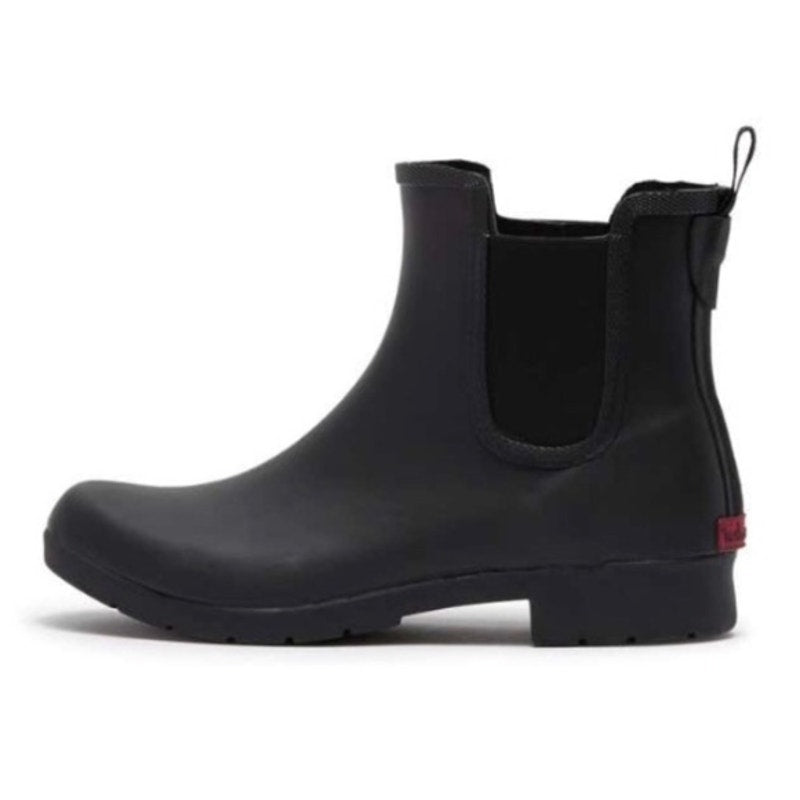 Chooka Womens Eastlake Chelsea Rain Ankle Boots Size 6 Black Waterproof NWT