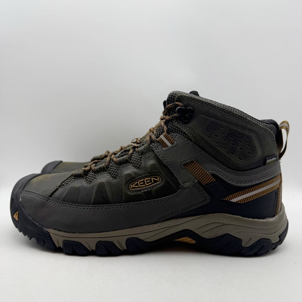 Keen Mens Targhee lll Mid Boot US 13 EU 47 Brown Grey Waterproof Leather NWOB