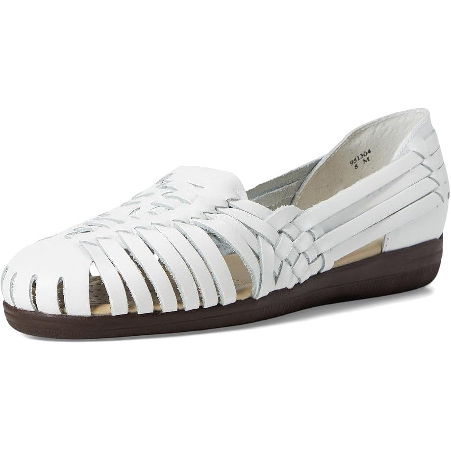 Comfortiva Womens Trinidad Sandals US 11 Wide EU 41-42 White Leather NIB