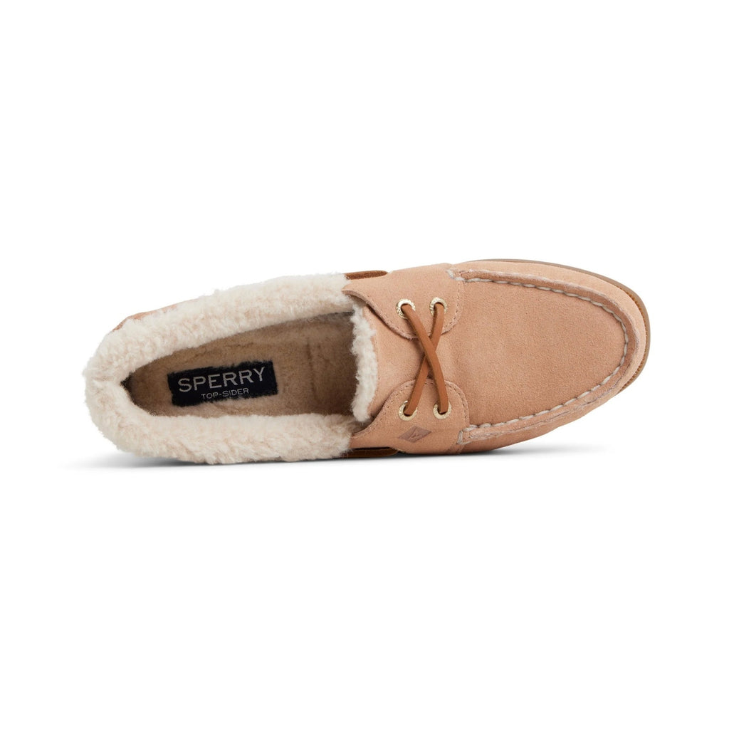 Sperry Womens Authentic Original 2 Eye Boat Shoes Size 7 EU 37.5 Tan Suede NIB