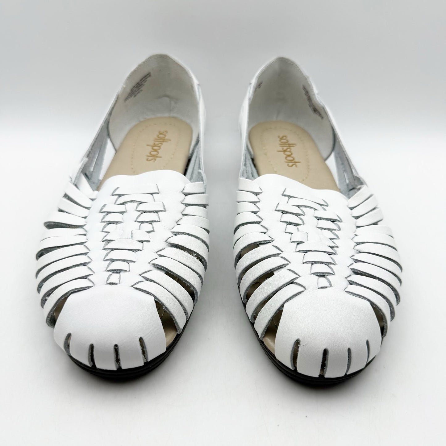 Comfortiva Womens Trinidad Sandals US 11 Wide EU 41-42 White Leather NIB