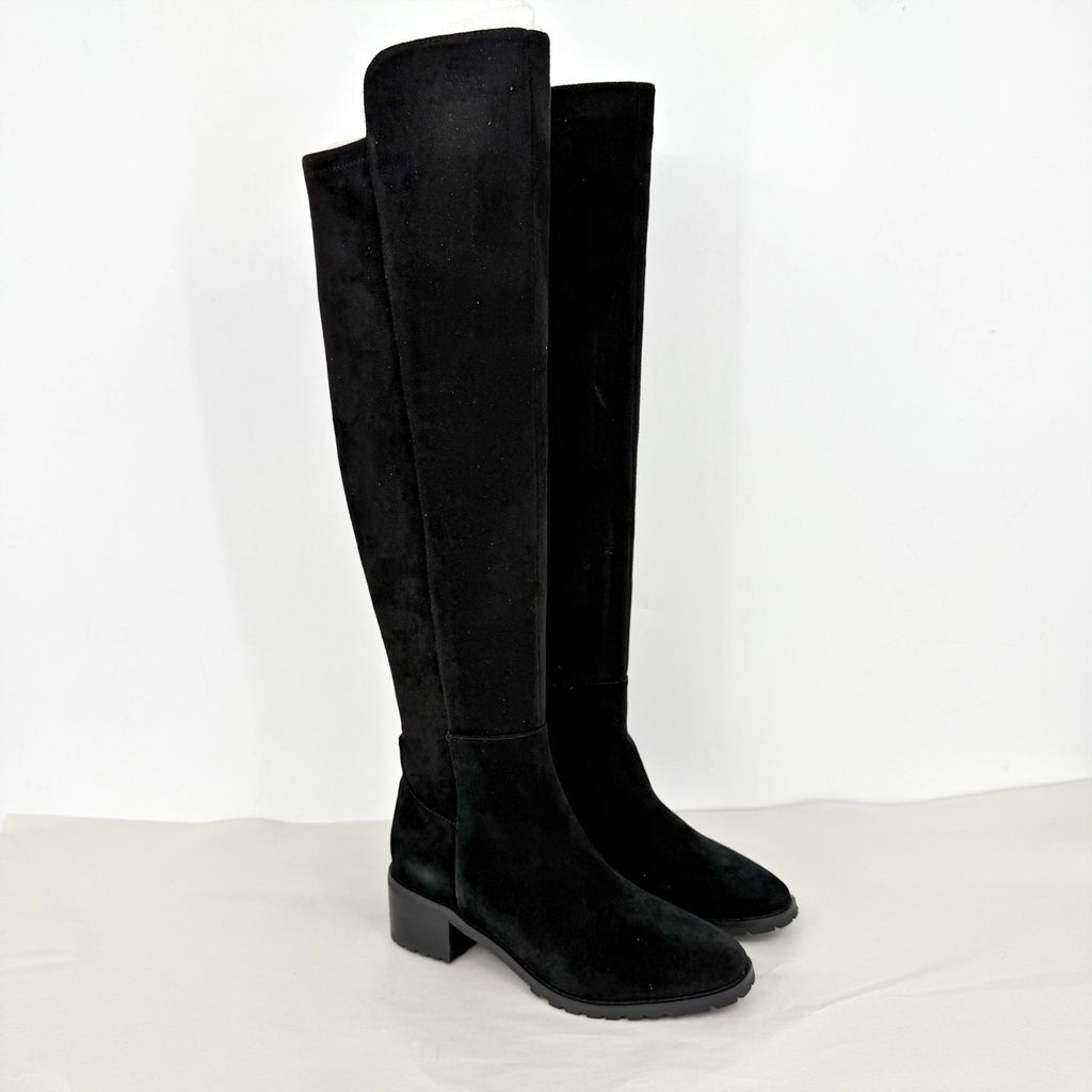 Blondo Womens Sierra Knee High Boots Size 6 M Black Suede Waterproof  NWOB