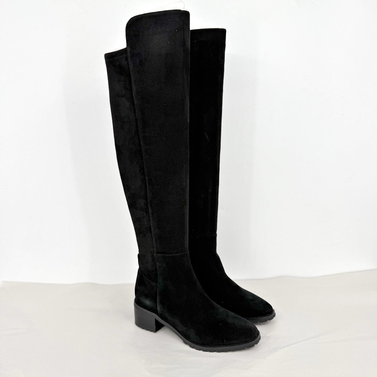 Blondo Womens Sierra Knee High Boots Size 6 M Black Suede Waterproof  NWOB