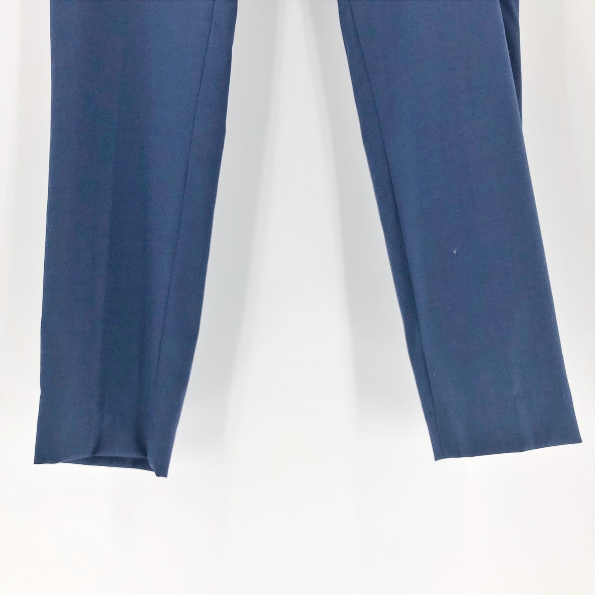 ORIGINAL PENGUIN Men's Osman Dress Pants 40x35 Blue Flat Front Wool Blend NWOT