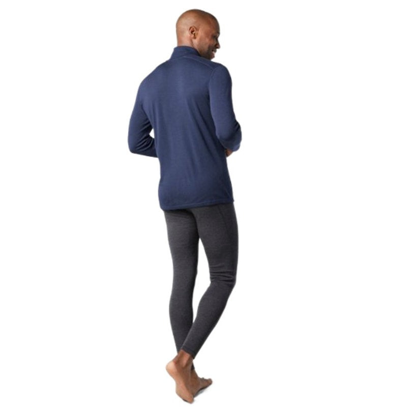 SMARTWOOL Men's Merino 250 Base Layer Top Medium Blue 1/4 Zip Long Sleeve NWOT