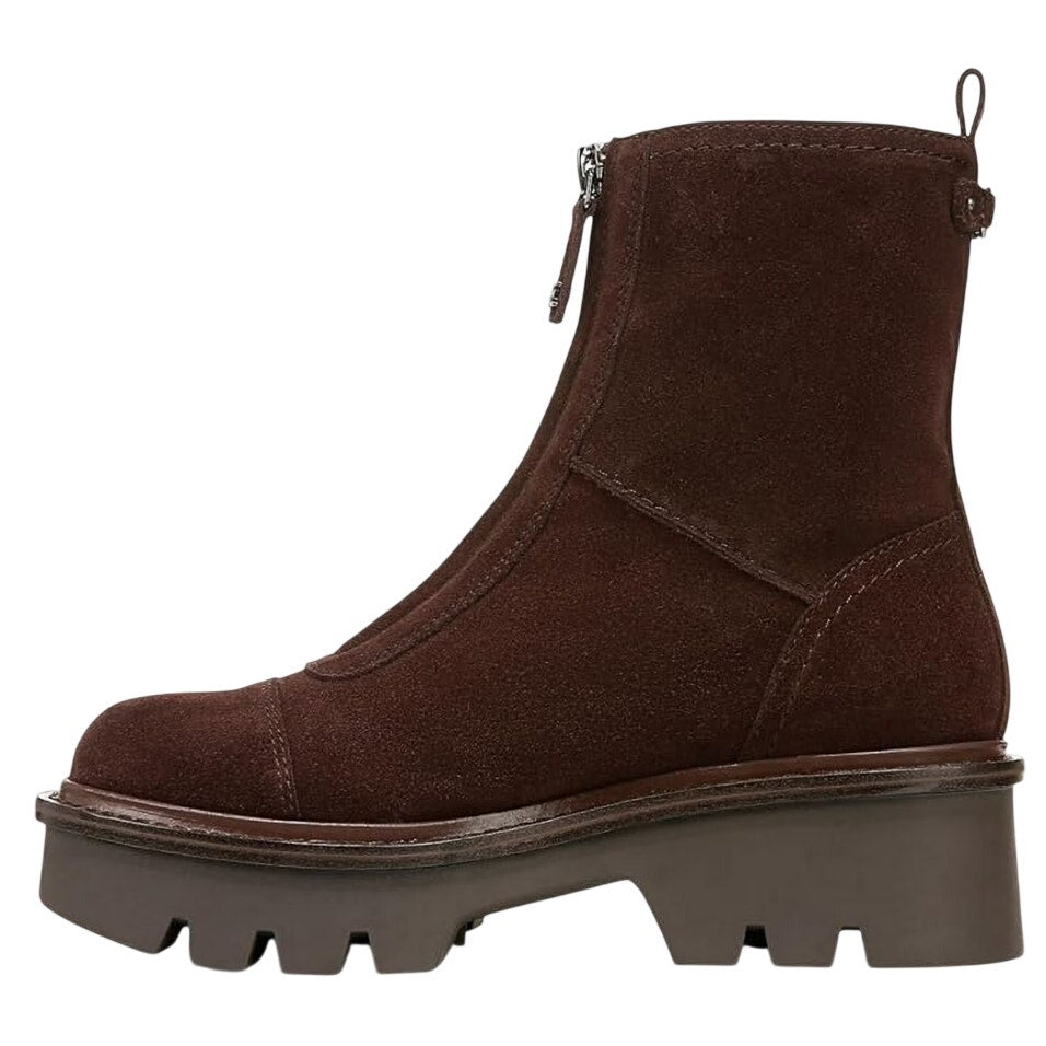 Sam Edelman Womens Cooper Chelsea Ankle Boot US 8 M Cafe Noir Brown Suede NIB