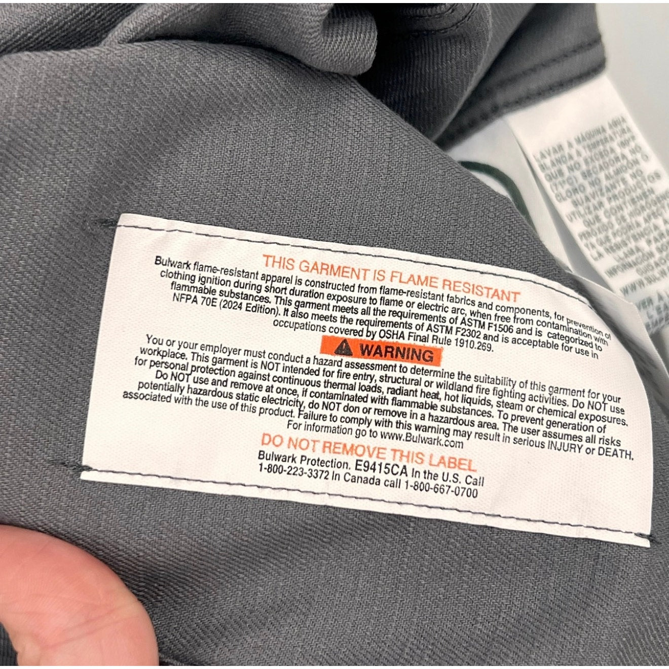 BULWARK Men's iQ Series Endurance Collection FR Work Shirt Medium Grey NWOT