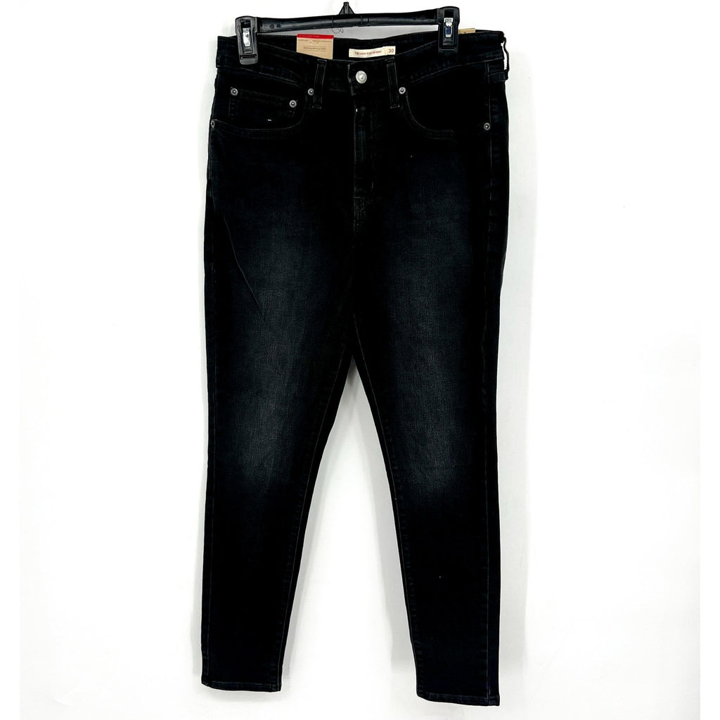 LEVI'S Women's 721 Skinny Jeans 30x30 US 10 Black Urgent Update 18882-0734 NWT