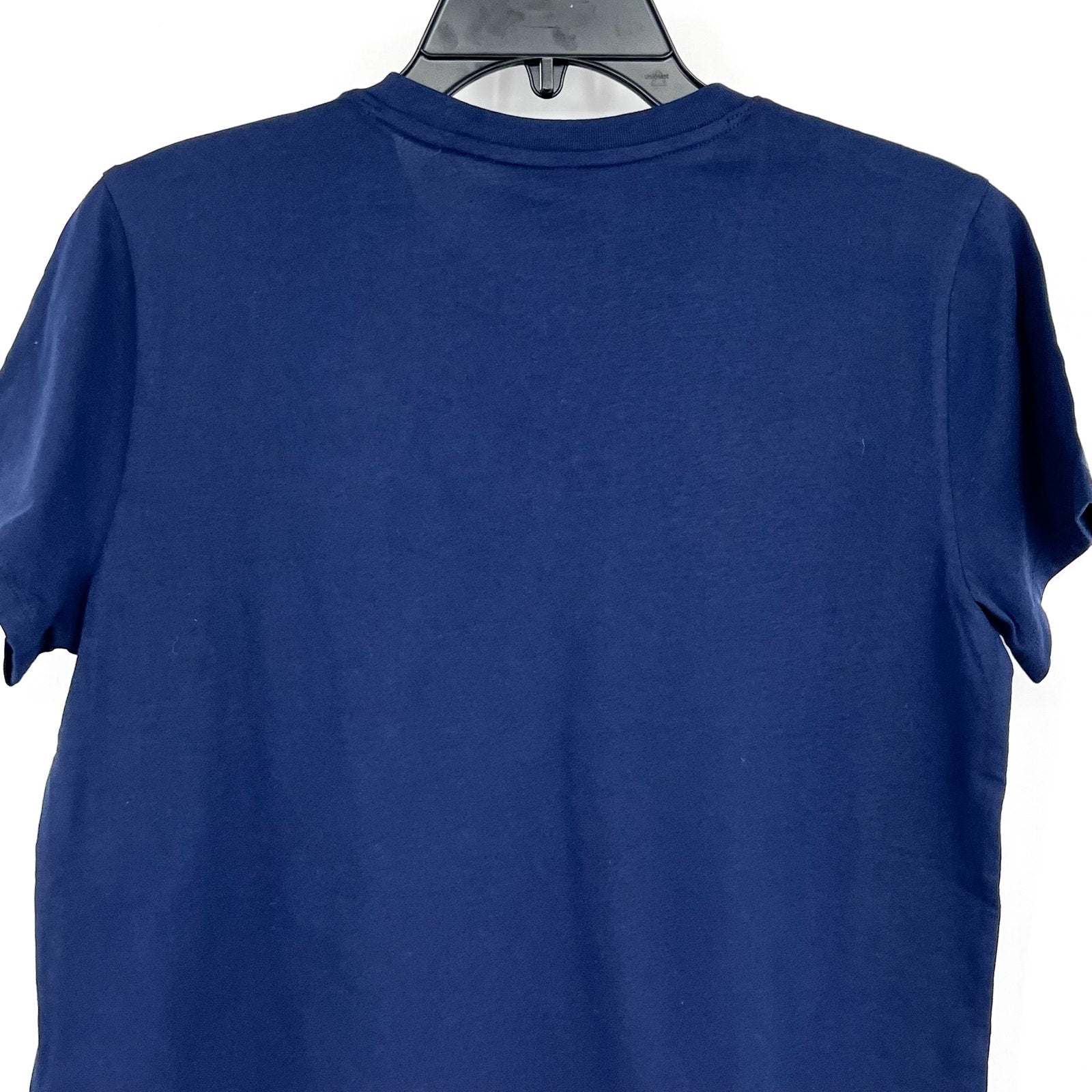 EVERLANE Women's The Box-Cut Tee Small Navy Blue Essential Cotton Crewneck NWT
