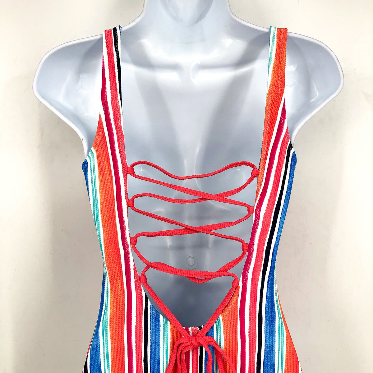 TOMMY BAHAMA Island Cays Oasis One-Piece Swimsuit Size 12 Pink Reversible NWT