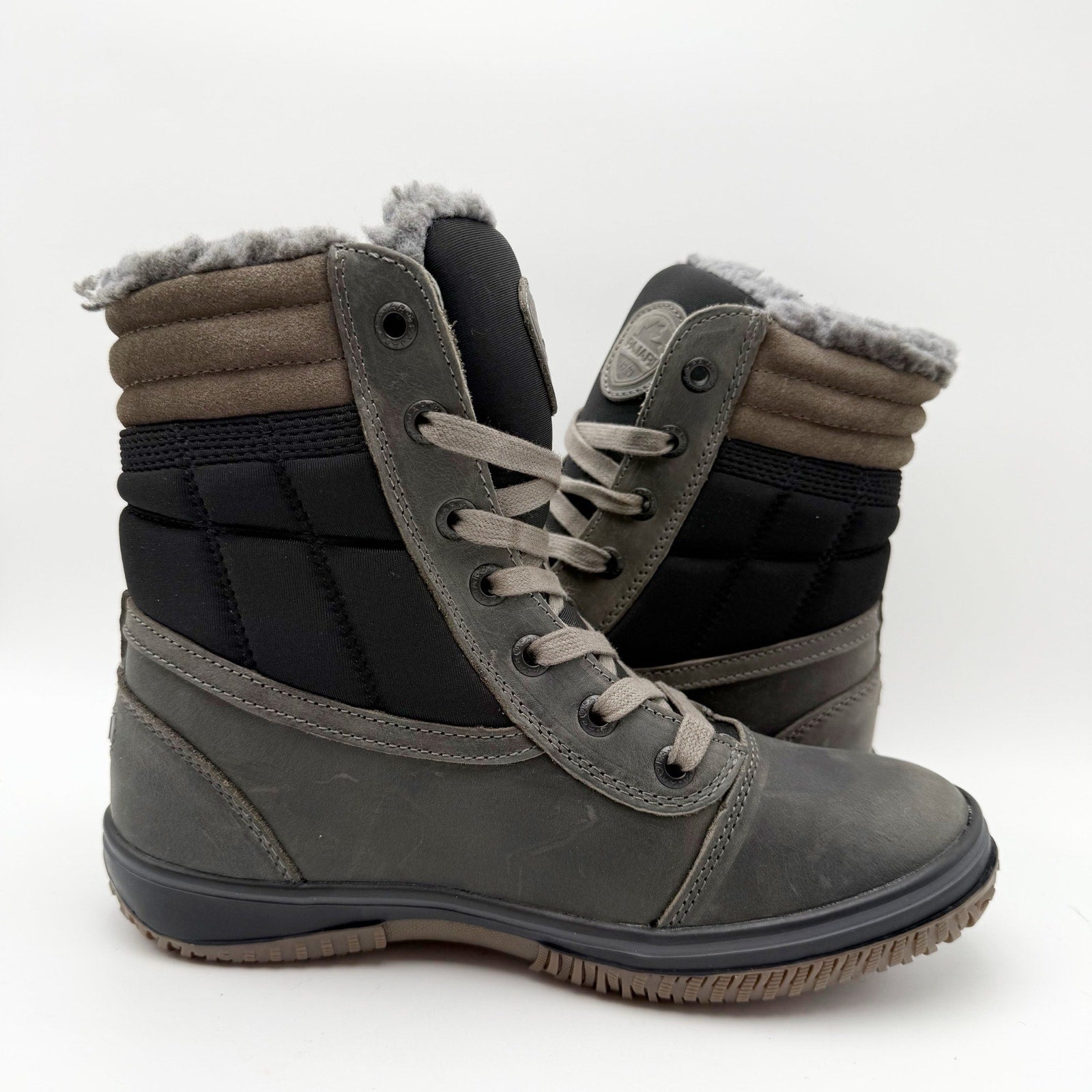 Pajar Mens Canada Trooper 3.0 Ankle Boots EU 40 US 7 Grey Black Waterproof NIB