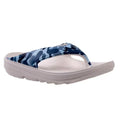 Spenco Womens Fusion 2 Supportive Slide Sandals 10 Wide Blue Camo Flip Flop NWOB