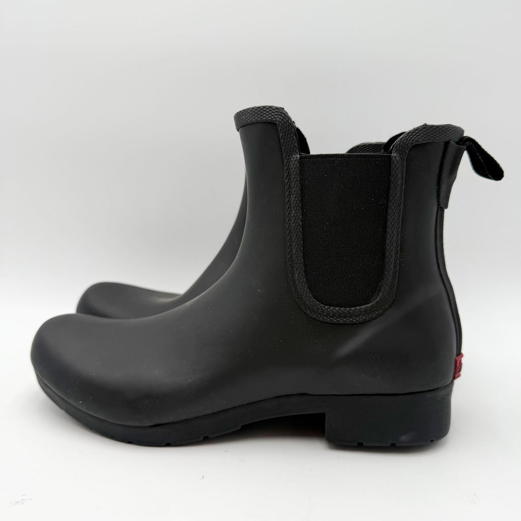 Chooka Womens Eastlake Chelsea Rain Ankle Boots Size 6 Black Waterproof NWT