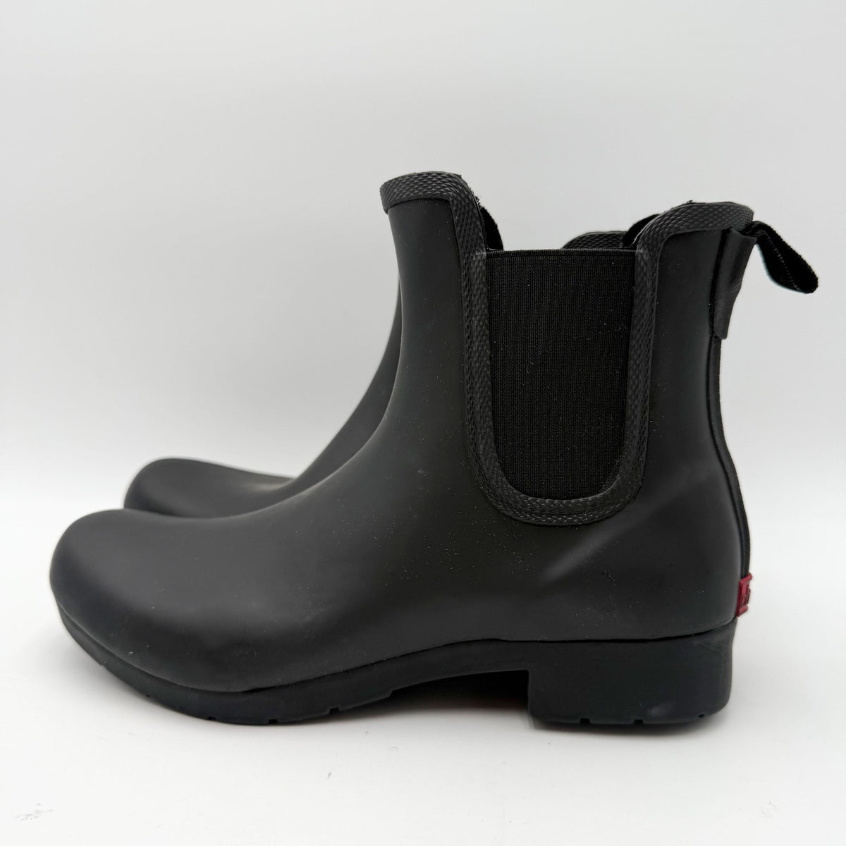 Chooka Womens Eastlake Chelsea Rain Ankle Boots Size 6 Black Waterproof NWT